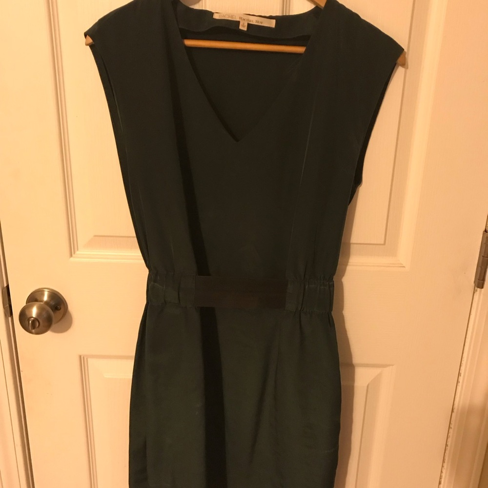 Deep green above the knee dress